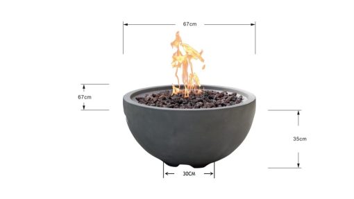 MODENO 11.7KW (40,000 BTUs) NANTUCKET
FIRE BOWL
OFG116 - Imagen 3